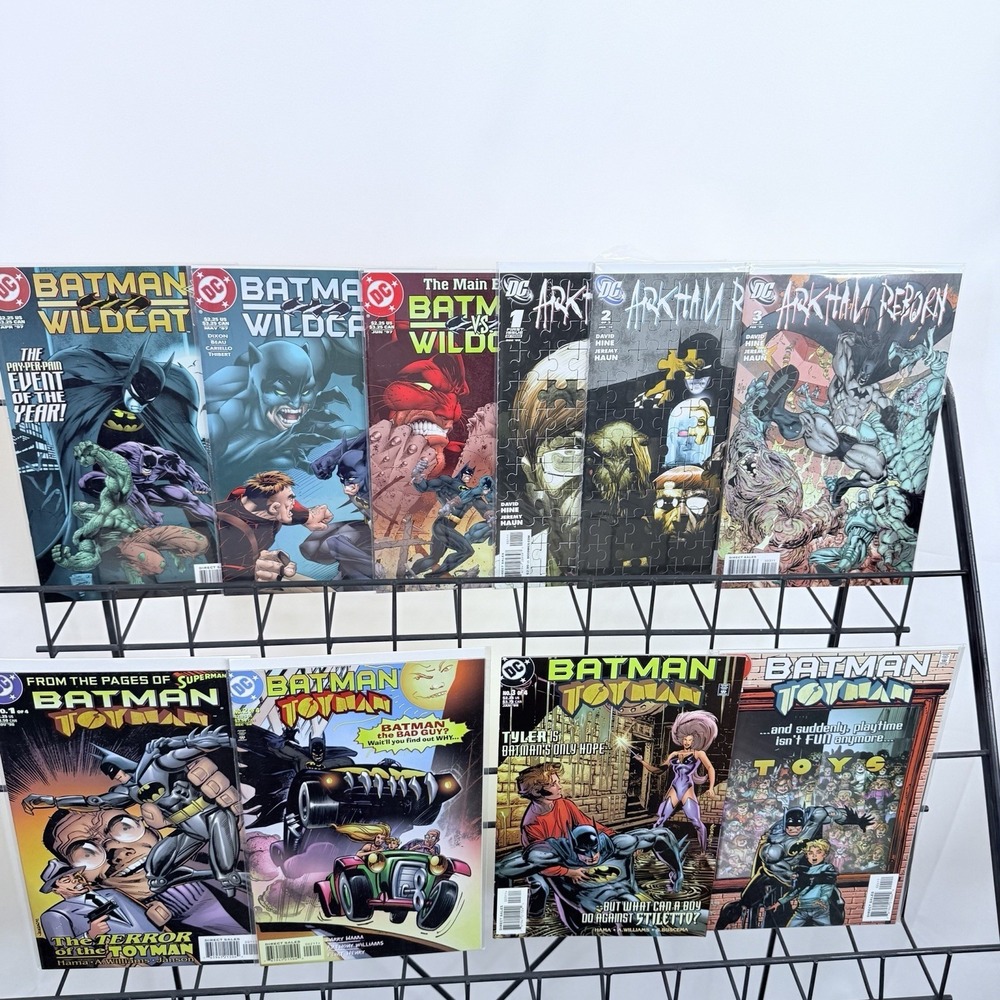 Batman Toyman 1-4 BatMan Wildcat‎ 1-3 & Arkham Reborn 1-3 Lot